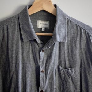 Frank & Oak light grey flannel shirt - L
